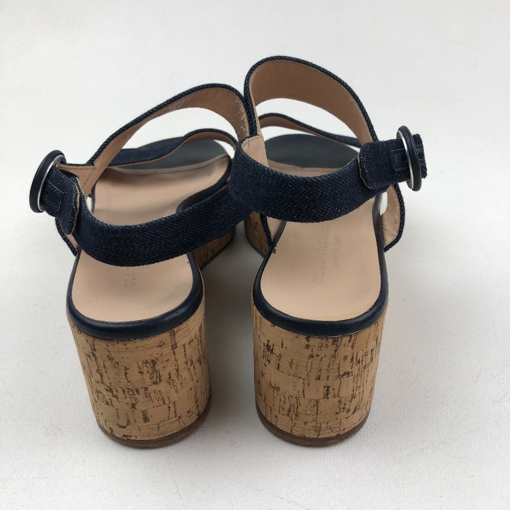 Club Monaco Florin Platform Denim Sandals - Picture 4 of 8